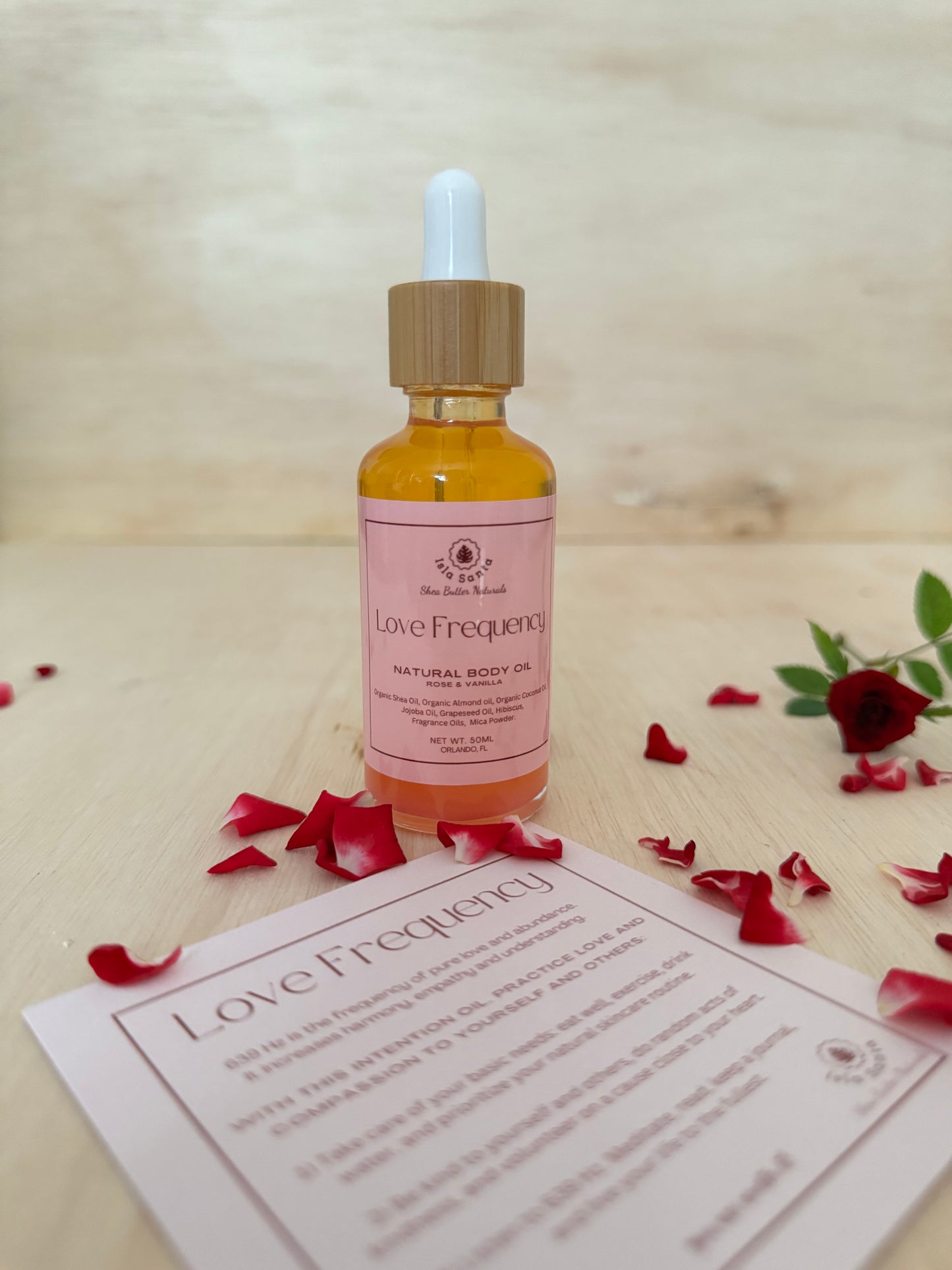 Love Frequency Intention Body Oil