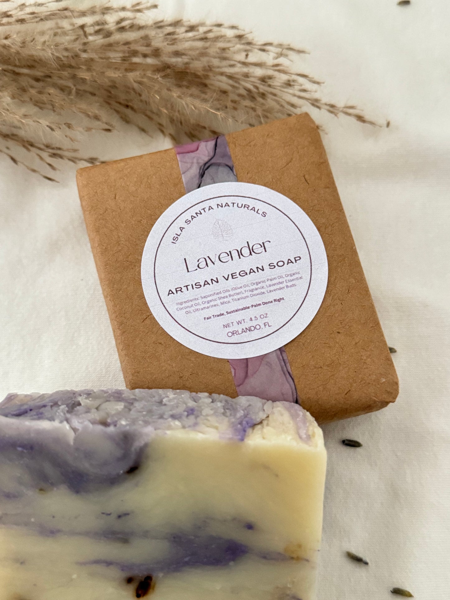 Lavender Exfoliant Vegan Soap